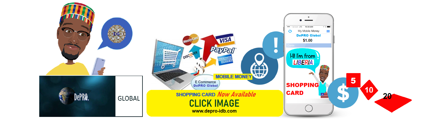 DePRO Global Mobile Money and DePRO Global Shopping Cards image